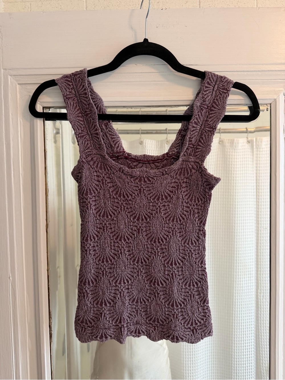 Free People Love Letter Cami - Black Cherry